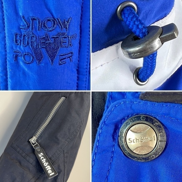 Schoffel Ski Jacket Gore-Tex Waterproof Size 6 Small 38 Red White Blue Black EUC - Picture 11 of 16
